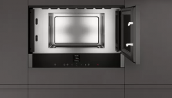 NEFF C17WR01G0 Graphite-Grey Встраиваемая Микроволновая печь для ниши высотой 38см, Открытие дверцы вправо