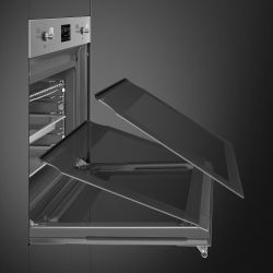 SMEG SO6302S3PX Многофункциональный духовой шкаф, комбинированный с пароваркой, 60 см, 12 функций, нержавеющая сталь с обработкой против отпечатков пальцев
