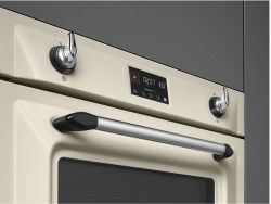 SMEG SOP6902S2PP Многофункциональный духовой шкаф с пароувлажнением и пиролизом, 60 см, 12 функций, цвет кремовый