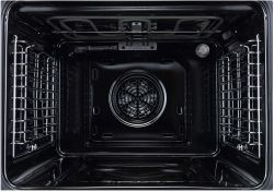 Evelux EO 630 PW Духовой шкаф, 8 режимов, дисплей Snow White, объем духовки 70л., цвет - белое стекло.