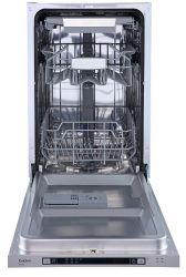 Evelux BD 4501 Посудомоечная машина, ширина 45 см., 10 комплектов, 7 программ, лоток для столовых приборов, луч на полу, AquaStop, 49 дБ уровень шума