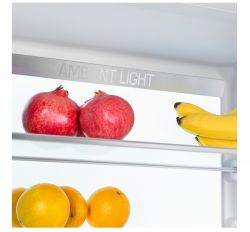 MAUNFELD MBF193NFW1 Холодильник встраиваемый  с системой NoFrost, Подсветка Ambient Lighting, высота 193 см., ширина - 69 см.