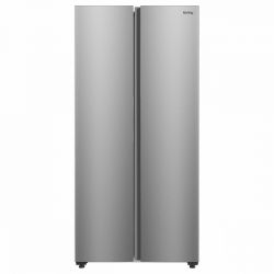 KORTING KNFS 83177 X Холодильник Side-By-Side, Full NO FROST, Инверторный компрессор,  (ВхШхГ):  1775х835х635  мм,  цвет - нержавеющая сталь