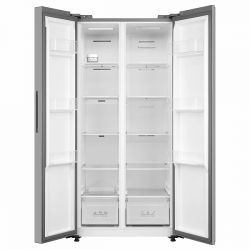 KORTING KNFS 83177 X Холодильник Side-By-Side, Full NO FROST, Инверторный компрессор,  (ВхШхГ):  1775х835х635  мм,  цвет - нержавеющая сталь