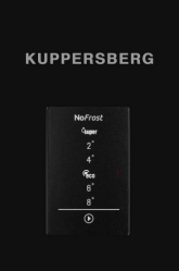 Kuppersberg NRS 186 BK Отдельностоящая холодильная камера, габариты (ВхШxГ): 1860х595X650 мм,  Общий объем : 380 л., цвет - чёрный
