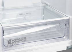 Kuppersberg RFCN 2011 X Отдельностоящий холодильник, габариты (ВхШxГ): 2010х595X630 мм,  Общий полезный объем : 331 л; No Frost, цвет: серебристый/металл