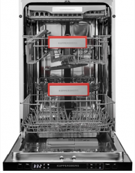 Kuppersberg GS 4557 Посудомоечная машина, ширина 45 см., Кнопочное управление, 11 компл., 7 программ, три корзины,