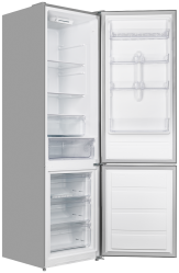 MONSHER MRF 61201 Argent Отдельностоящий холодильник (ВхШxГ): 2010х595X630 мм, No Frost , Зона свежести, цвет - серебристый