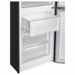 KORTING KNFC 62980 X Холодильник  Ширина 60 см, А+, электронное управление с внешним дисплеем, Full NO FROST, (ВхШхГ) 1935x600x670 мм,  цвет - нерж. сталь