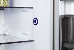 KORTING KNFF 82535 X Четырехдверный холодильник, Инверторный компрессор,зона свежести с изменяемой температурой, (ВхШхГ): 1930x853x693 мм, цвет -  нерж. сталь (на изображении - чёрная нерж сталь)