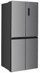 KORTING KNFM 91868 X Четырехдверный холодильник, Инверторный компрессор, Зона с изменяемым температурным режимом (-20 С - +5 С), (ВхШхГ): 1905x909x690 мм, цвет - нерж. сталь