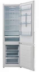 KORTING KNFC 62017 X Холодильник, ширина 60 см, No Frost, электронное управление, объем: 245 л, (ВхШхГ): 2010x595x630 мм,  цвет - нерж. сталь