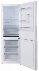 KORTING KNFC 61869 GW Холодильник, ширина 60 см, Full NO FROST, Dynamic Air Cooling, электронное управление, объем: 245 л, (ВхШхГ): 1855x595x635 мм,  цвет -  Белое стекло