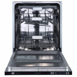 Zigmund & Shtain DW 129.6009 X Посудомоечная машина, Ширина - 60 см, верхняя корзина для столовых приборов, вместимость: 14 комплектов посуды, 9 программ мытья, "Луч на полу"