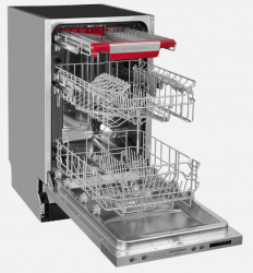 Kuppersberg GLM 4537 Посудомоечная машина, 10 компл., 6 программ, три корзины, Aqua Stop, уровень шума 49 дБ, ширина 45 см.