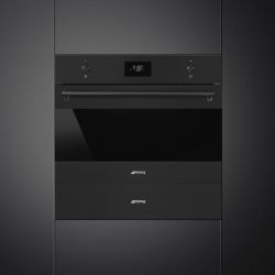 SMEG CPR315N Подогреватель посуды, серия Classica, 60 см, высота 14 см, цвет чёрный матовый, открывание PUSH