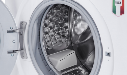 KORTING KWM 45ID1477 Стиральная машина, Инвертор, ГЛУБИНА 45,5 см, загрузка 7 кг, отжим 1400 об/мин, электр. управление, LED индикация, Программа ПАР, быстрая программа 15 мин. , Цифровой дисплей, 15 программ, пр-во Италия