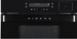 HIBERG MS-VM 5115 B SMART Компактный духовой шкаф с режимом микроволны и функцией приготовления на пару. Высота 45 см.