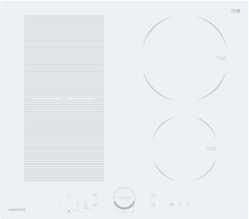 HIBERG i-MS 6049 W Варочная поверхность индукционная с объединением зон нагрева FLEXZONE, Функция STOP+GO, цвет - Белый