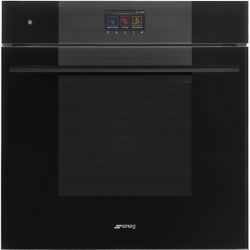 Smeg SO6104APB3 Многофункциональный духовой шкаф с технологией Multitech (Пароварка, СВЧ) 60 см, 25 функций, стекло Deep Black (чёрное)