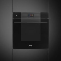 Smeg SO6104APB3 Многофункциональный духовой шкаф с технологией Multitech (Пароварка, СВЧ) 60 см, 25 функций, стекло Deep Black (чёрное)