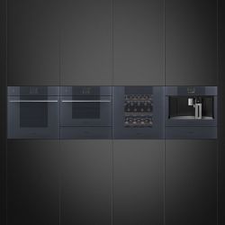 Smeg SO6104APB3 Многофункциональный духовой шкаф с технологией Multitech (Пароварка, СВЧ) 60 см, 25 функций, Цвет Neptune grey Отделка 	Матовый