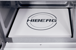 HIBERG VM 8505 W встраиваемая СВЧ, объемом 25 литров без поворотного стола