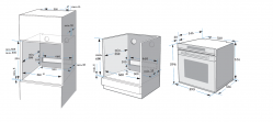 Kuppersberg HT 612 BX Духовой шкаф, 12 режимов, Сенсорное управление, Доводчик двери, 1 ур. телескоп. направл.