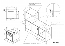 Kuppersberg RC 6911 С Bronze Духовой шкаф, Цвет - Бежевый, Фурнитура бронза, пр-во Испания