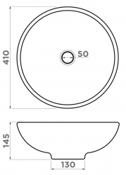 OMOIKIRI HITOMI WH-MARBLE Раковина в ванную