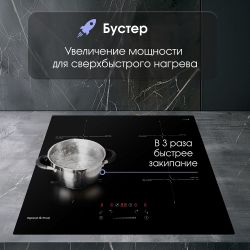 Zigmund & Shtain CI 60.6 B Индукционная варочная поверхность, Ширина - 60 см.