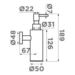 Дозатор Omoikiri OM-07-GB