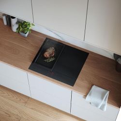 Asko HI2643FMG1 Варочная панель индкуционная, 4 конфорки, 2 зоны Bridge, цвет - чёрный матовый,ширина - 60 см.