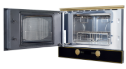 Kuppersberg RMW 393 B  Микроволновая печь. Высота ниши - 38 см. цвет: антрацит/ переключатели цвета бронзы. пр-во Португалия