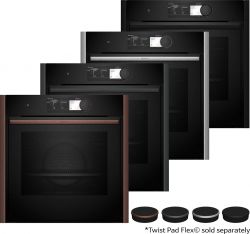 NEFF B69FY5CY0 Духовой шкаф, 23 режима нагрева, Slide&Hide, FullSteam: приготовление на пару 100% + комбинированные режимы с паром 78 автоматических программ, су-вид ...
