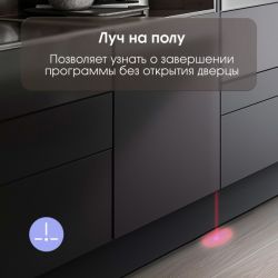 Zigmund & Shtain DW 308.4 Посудомоечная машина, 11 комплектов, 7 программ,  луч на полу,  Дисплей LED,  аквастоп,  дБ 49 ширина - 45 см.