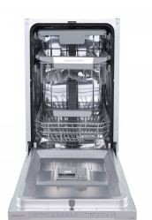 Zigmund & Shtain DW 306.4 Посудомоечная машина, 1/2 загрузки, Автооткрывание, 10 комплектов, 6 программ, аквастоп,  дБ 49, ширина - 45 см.