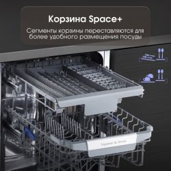 Zigmund & Shtain DW 306.4 Посудомоечная машина, 1/2 загрузки, Автооткрывание, 10 комплектов, 6 программ, аквастоп,  дБ 49, ширина - 45 см.