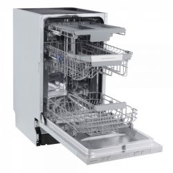 Zigmund & Shtain DW 306.4 Посудомоечная машина, 1/2 загрузки, Автооткрывание, 10 комплектов, 6 программ, аквастоп,  дБ 49, ширина - 45 см.