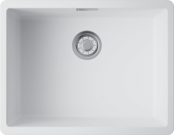 Кухонная мойка Omoikiri KATA 54-U-WH Материал Artgranit. Монтаж под столешницу