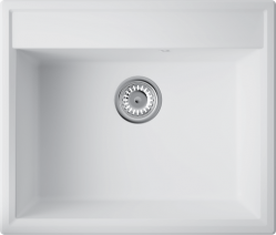 Кухонная мойка Omoikiri Daisen 60-WH Материал Artgranit. Монтаж накладной