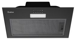 Evelux Amanda 60 B Встраиваемая вытяжной блок,  ширина - 52 см., 750 м³/ч, LED освещение, цвет - Чёрный