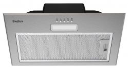 Evelux Amanda 60 X Встраиваемая вытяжной блок,  ширина - 52 см., 750 м³/ч, LED освещение, цвет - Нерж сталь