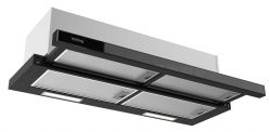 KORTING KHP 9815 GN Вытяжка с выдвижным экраном, Производительность (м³/ч): 800, Ширина - 90 см. Цвет- чёрное стекло
