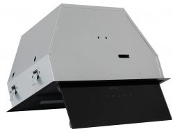 KORTING KHI 6892 DGN Полностью встраиваемая вытяжка, Функция управления жестами,сенсорное управление, таймер, 900 м3/ч, ширина 52 см, цвет - чёрное стекло