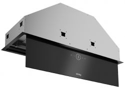 KORTING KHI 9828 GN Полностью встраиваемая вытяжка, сенсорное управление, таймер, 800 м3/ч, ширина 80 см, цвет - чёрное стекло