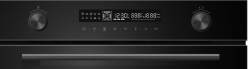 KORTING OKB 1471 CGN Духовой шкаф. 11 режимов нагрева, каталитическая очистка + эмаль, сенсорное упр., телескоп. напрвл.1 уровень, Объем (л): 72, цвет: Чёрное стекло