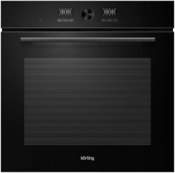 KORTING OKB 1631 CGN Духовой шкаф. 11 режимов нагрева, каталитическая очистка + эмаль, сенсорное упр., телескоп. напрвл.1 уровень, Объем (л): 72, цвет: Чёрное стекло