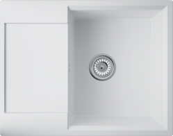 Кухонная мойка Omoikiri Daisen 65-WH Материал Artgranit, монтаж накладной