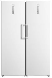 KORTING KNF 1886 W Отдельно стоящая холодильная камера, No Frost,  Управление: Электронное Дисплей: LED индикаторы,  Габариты (ВхШхГ) (мм): 1850x595x618, цвет - белый